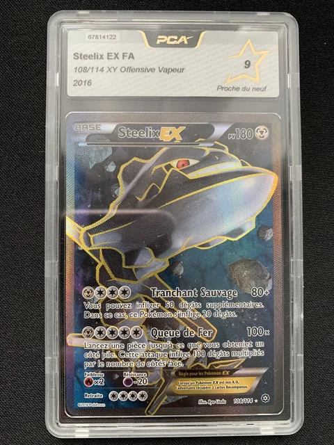 2016 Pokemon Card PCA 9 Steelix EX FA 108/114 XY Steam Offensive