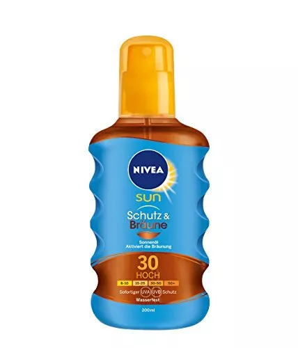 Nivea Sun Protect & Bronze Öl Spray schöne Bräune LSF 30 200ml