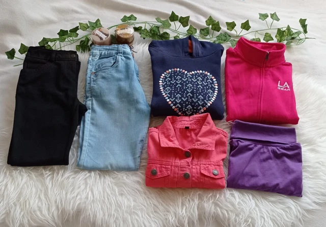 6X pieces girls Clothes bundle Age 9-10 years