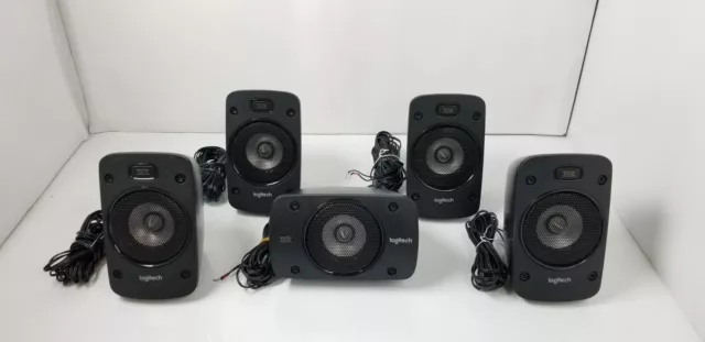 Logitech Z906 5.1 Surround Sound Speaker System THX Dolby Digital ~ Tested