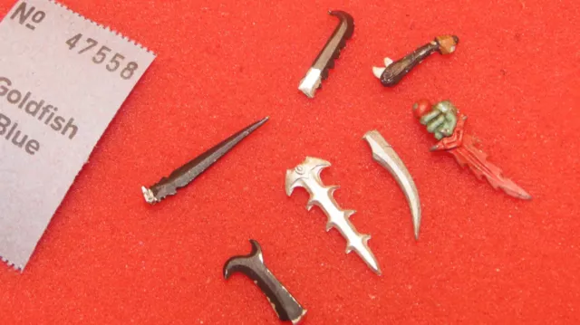 Spiele Workshop Warhammer Schwerter Bits Waffen Dunkelelfen Stachelklingen Bits Menge