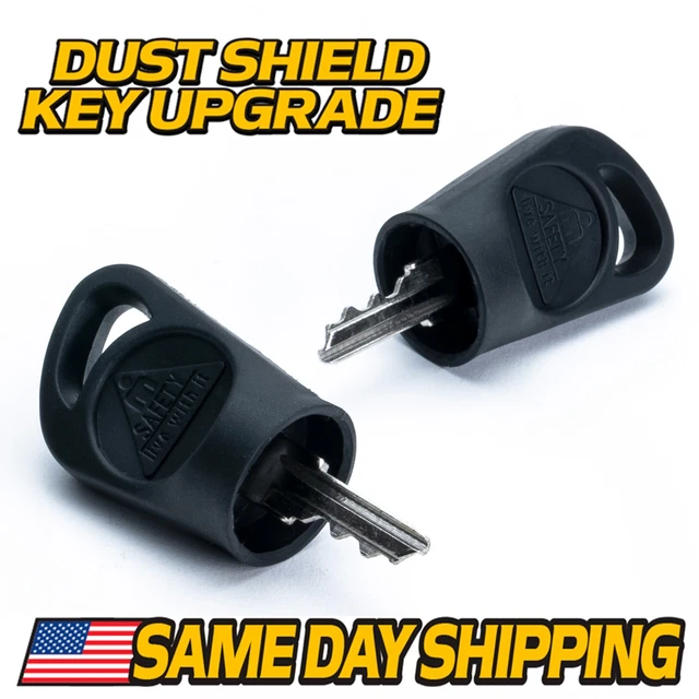 (2 Pack) AUC18708 Starter Ignition Switch Umbrella Key fits John Deere