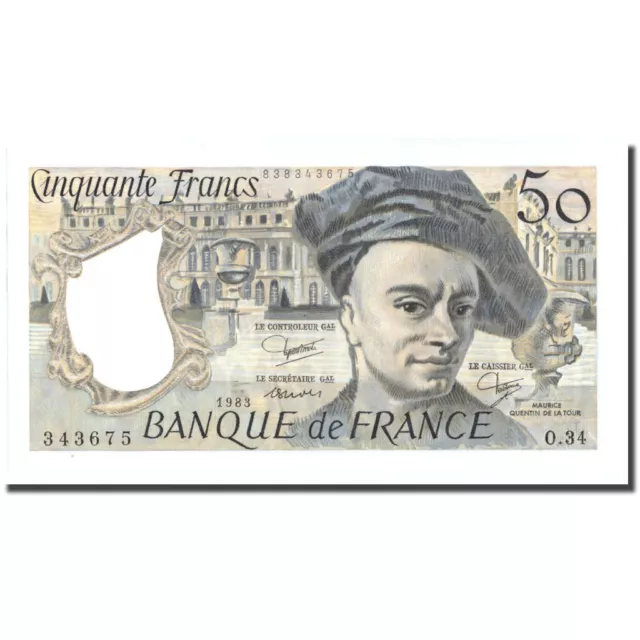 [#214420] France, 50 Francs, 50 F 1976-1992 ''Quentin de La Tour'', 1983, 1983,