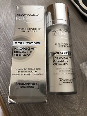 Crema de belleza de medianoche M&S Solutions Formula Advanced 30 ml nueva en caja