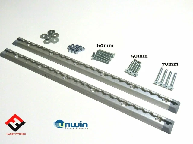 MINIBUS SEAT UNWIN rail tracking .camper motorhome 2 x 22 inches and ...