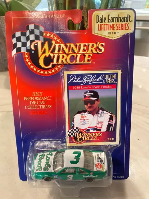 Winner's Circle 1:64 scale NASCAR-1989 Dale Earnhardt Pontiac, Lowe's Foods