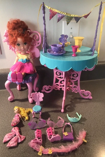 20pc Lot Disney Junior Fancy Nancy Doll Bistro Set & Fashionista Accessories