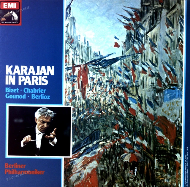 HERBERT VON KARAJAN, Berliner Philharmoniker - Karajan In Paris LP ...