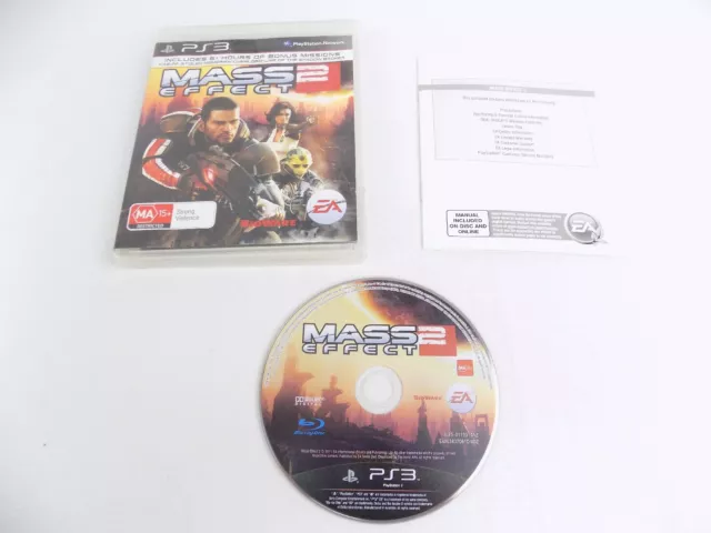 Mint Disc Playstation 3 Ps3 Mass Effect 2 II Free Postage