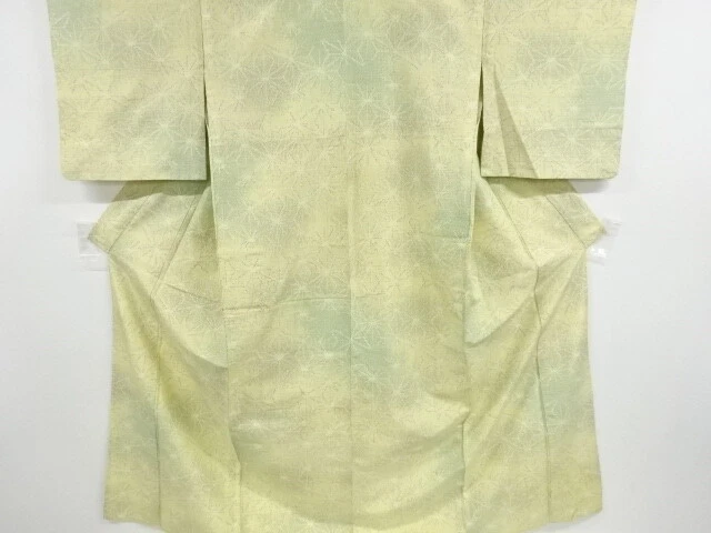 6823690: Japanese Kimono / Antique Hitoe Kimono / Tokamachi Tsumugi / Woven Asan