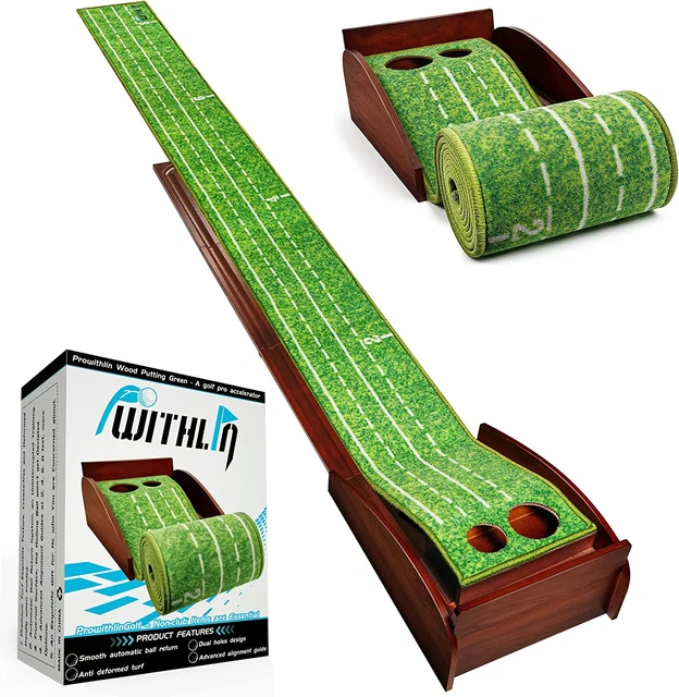 PUTTING MATT FOR Indoor, Putting Green, Golf Putting Mat with Ball