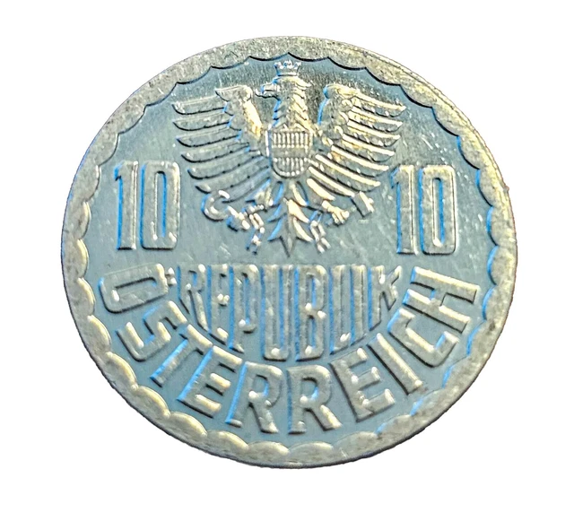 1987 Austria 10 Groschen Coin KM#2878 Ungraded 6816