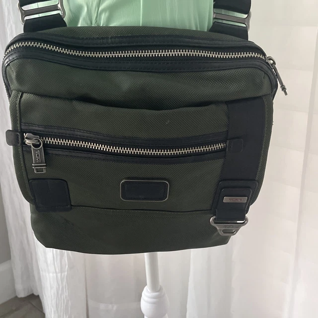 Tumi Alpha Bravo  Beale Mini Messenger - Olive Green