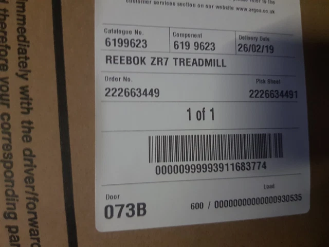 Reebok zr7 treadmill argos deals