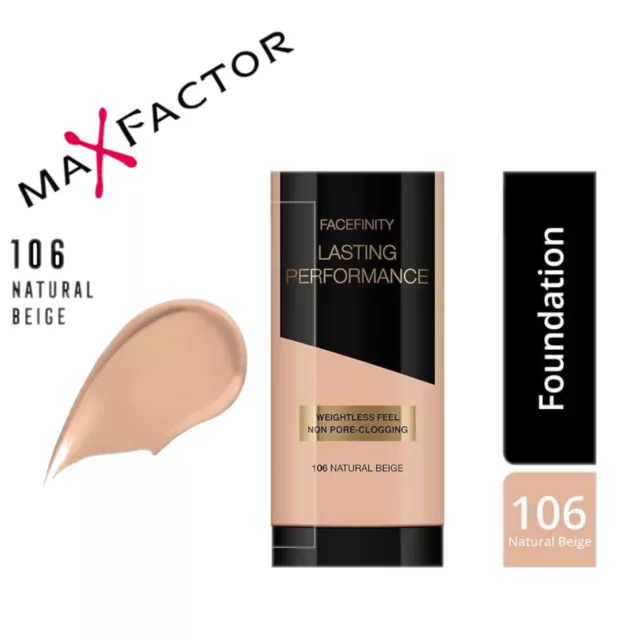 MAX FACTOR LASTING PERFORMANCE FOUNDATION  106 Natural Beige
