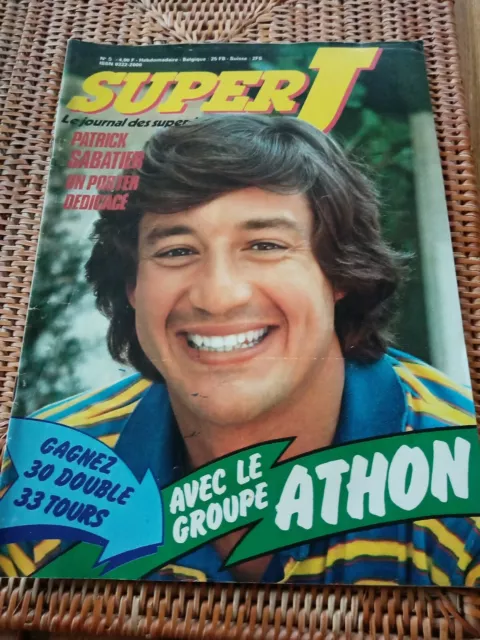 Super J- numéro 5-janvier 1981-magazine vintage special Patrick sabatier-revue!