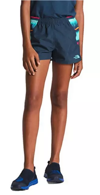 The North Face Girls Class V Water Short Blue wing teal Size XL.