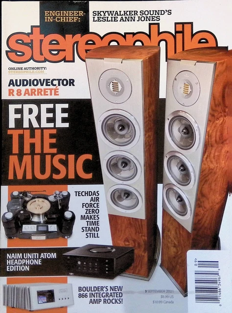 Stereophile Magazine September 2021 Audio Hi-Fi Music Audiovector R8 Techdas