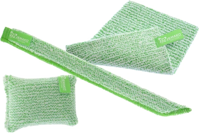 Jemako CleanStick 3er Pack – Gelb, Grün, Blau, Praktische Reinigungsstäbchen Für Ecken, Ritzen Und Aquarien