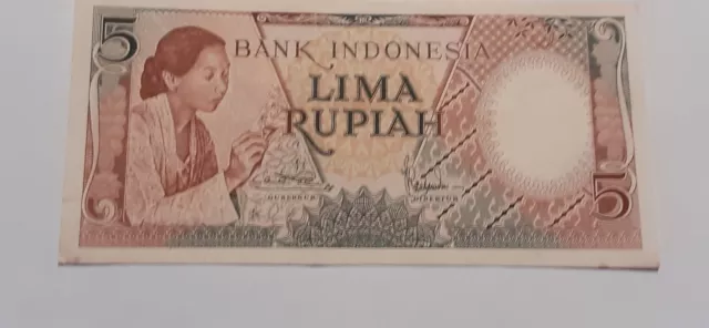 Indonesien, 5 Rupiah 1958, Unc.