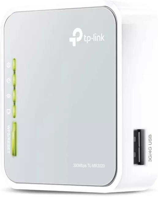 TP-Link TL-MR3020 tragbarer Wlan Router USB Hotspot 3G/4G 300Mbit mobil Internet