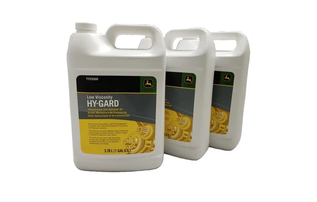 John Deere Hy-Gard Low Viscosity Transmission/Hydraulic Oil 3X 1Gallon Oem Fluid
