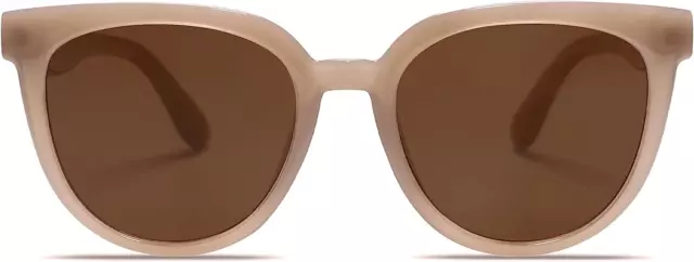 Trendy Cat Eye round Polarized Sunglasses for Women Fashion Style UV Protection