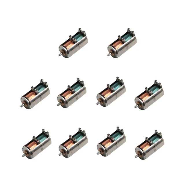 10Pcs DC 5V 2-Phase 4-Wire Micro Mini Ultra-Tiny 4 Mm Precision Stepper Motor DI