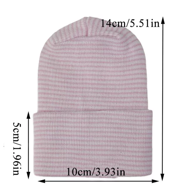 Newborn Baby Cotton Bow Soft Stretchy Hospital Hat Beanie Infant Girl Boy Kids√ 3