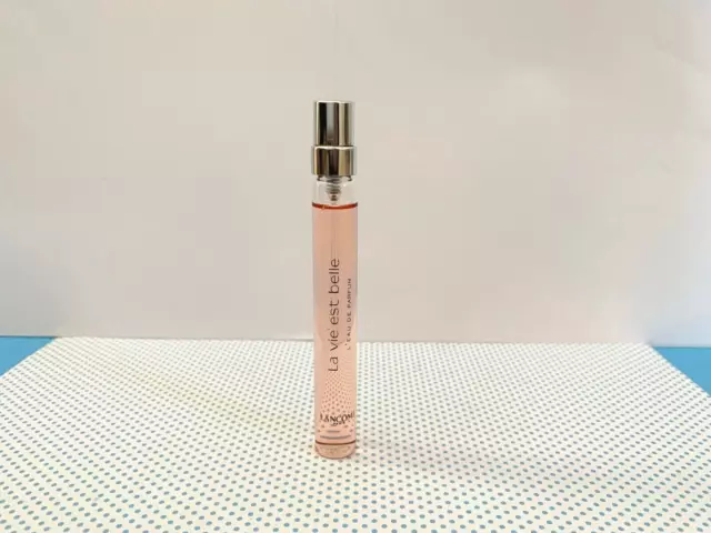 2 Lancome La Vie Est Belle EDP Eau de Parfum Perfume Sample Miniature Mini Splash .135 Ounce