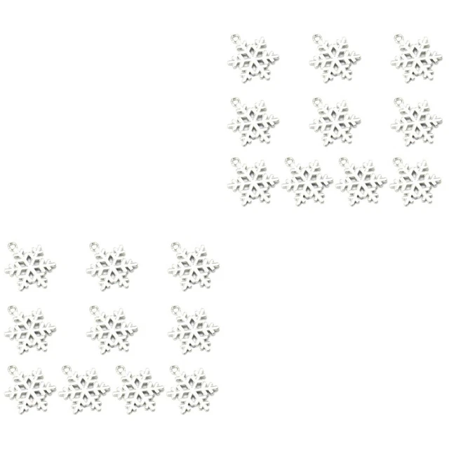 20 Pcs Christmas Charms Crafts Bracelet Necklace Charm Diy Jewelry Charm