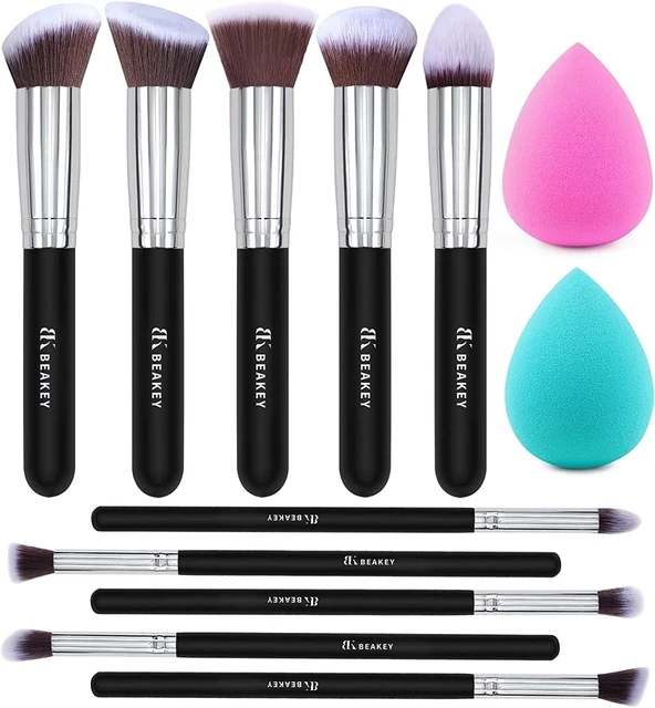 BEAKEY Pennelli Make up Premium Synthetic Set Di Pennello Da Trucco Fondazione C