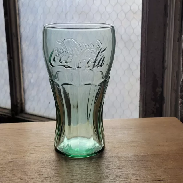 4-Pc Libbey 16.75 Ounce Georgia Green Coca-Cola Drinking Glass Tumbler Gift Set 2