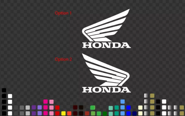 Honda Wing Motorbike Car Sticker Decal Tank Race fairing 3cm ~200cm