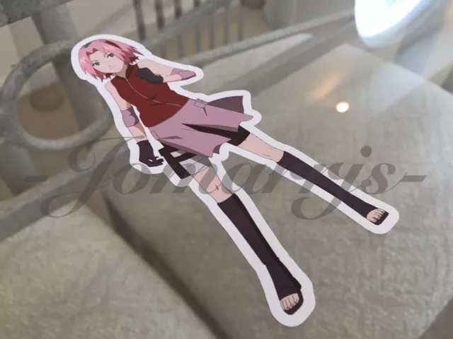 Anime NARUTO Hinata Hyuga 3D Motion Stickers Car Sticker Notebook  Waterproof Decal Toy Wall Sticker Kids Toys