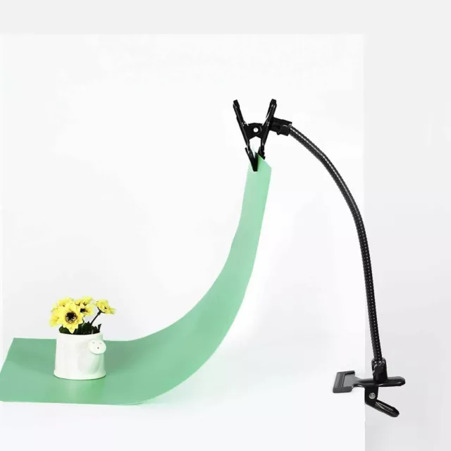 New Heavy Duty Clamp with flex arm Clip Photo background Reflector Light Stand 2