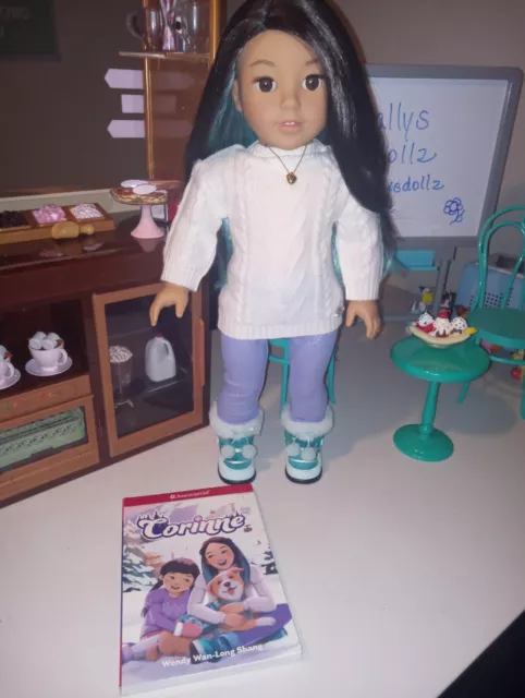 American Girl Corinne Doll & Book