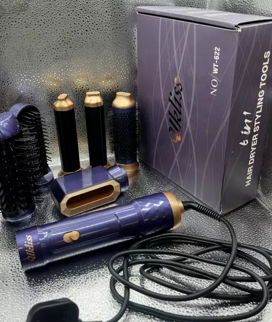 UKLISS 6 in 1 Air Styler, 2024 New Update 6 in 1 Hot Air Brush WT622