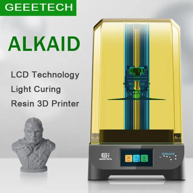 Geeetech ALKAID Resin 3D Printer Light Curing 6.08 inch LCD Screen 2K Resolution