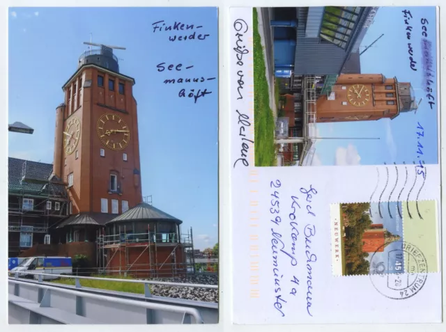 61253 - Hamburg - sailor's farm Finkenwerder - photo as postcard, run