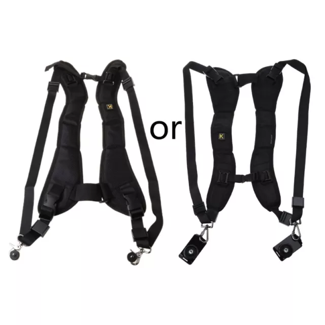 Double Shoulder Camera Neck Strap Quick Rapid Camera Belt for Camera