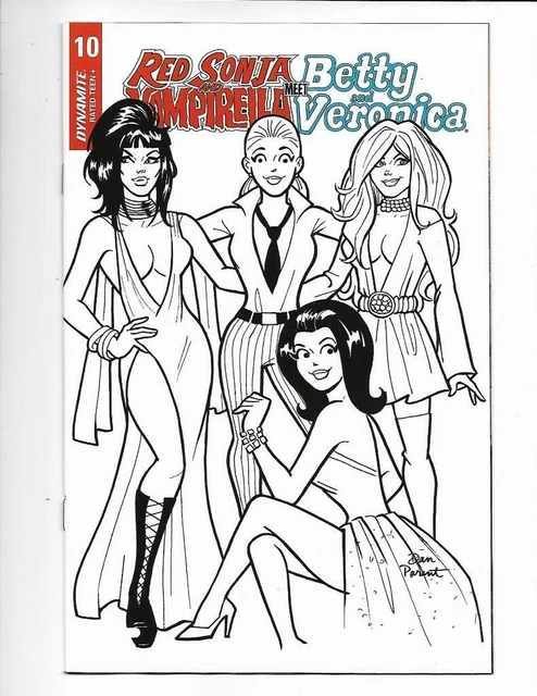 Red Sonja and Vampirella Meet Betty and Veronica 10 Variant Dynamite Comics
