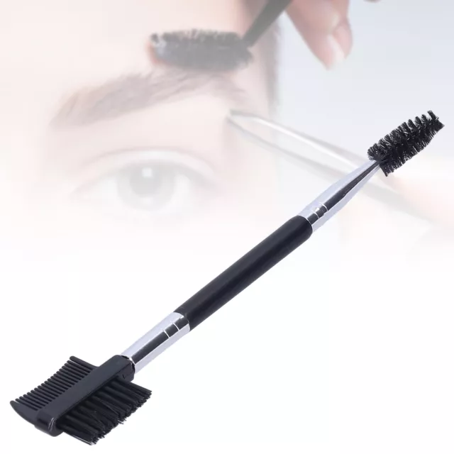 (Eyelash Brush)Double Duty Eyebrow Lash Comb/Brush Dual-ended Eyelash Makeup