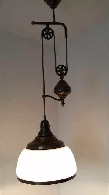 Lámpara colgante de altura ajustable