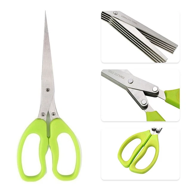 Utensili da cucina multifunzione forbici da cucina taglierina scalogni tritati