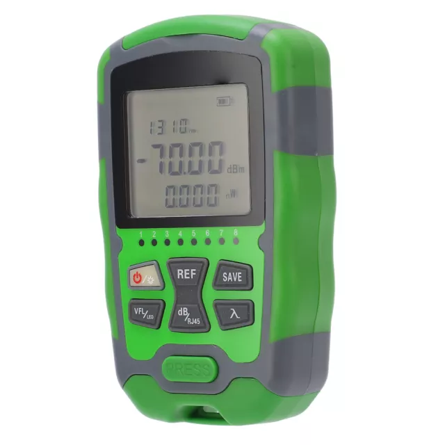 Mini Optical Power Meter Red Light Fiber Optic Cable Power Tester W/ USB Cable♡