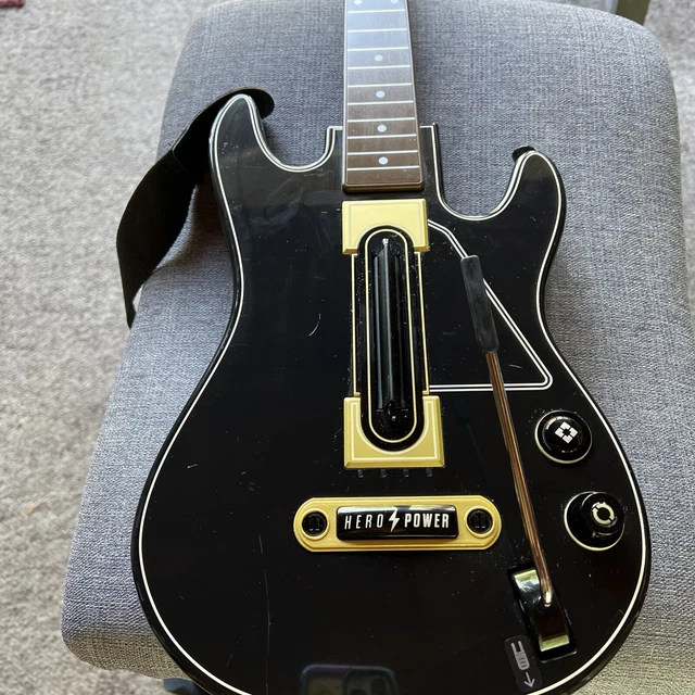 Guitar Hero Guitar with strap for XBOX 360/PS4 Black And Gold Guitar Hero Guitar with strap for XBOX 360/PS4 Black And Gold