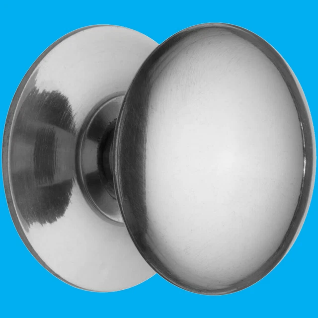 6x 36mm Nickel Satin Effet Anneau Tiroir Placard Porte Poignées Tirer Boutons