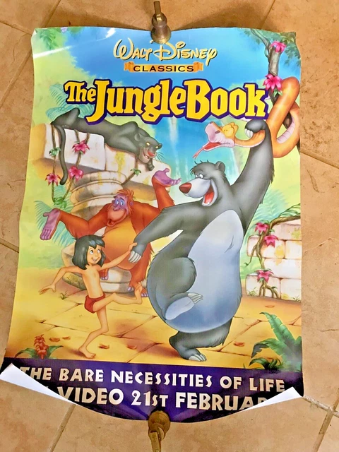 DISNEY JUNGLE BOOK colour poster $8.00 - PicClick