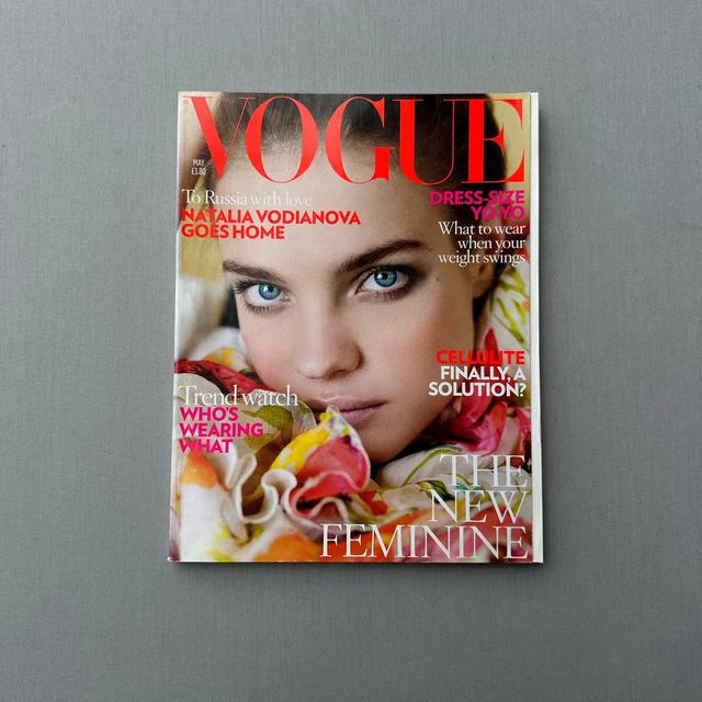 Magazine 2008 BRITISH VOGUE MAGAZINE May 2008 Natalia Vodianova UK English 5/08 £9.95 ...